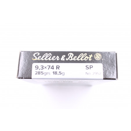 BOITE DE 20 CARTOUCHES SELLIER & BELLOT CAL. 9.3x74R SP