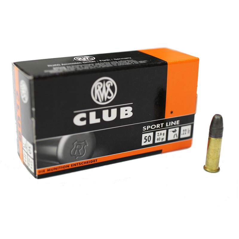 Cartouches cal.22lr - RWS - Club